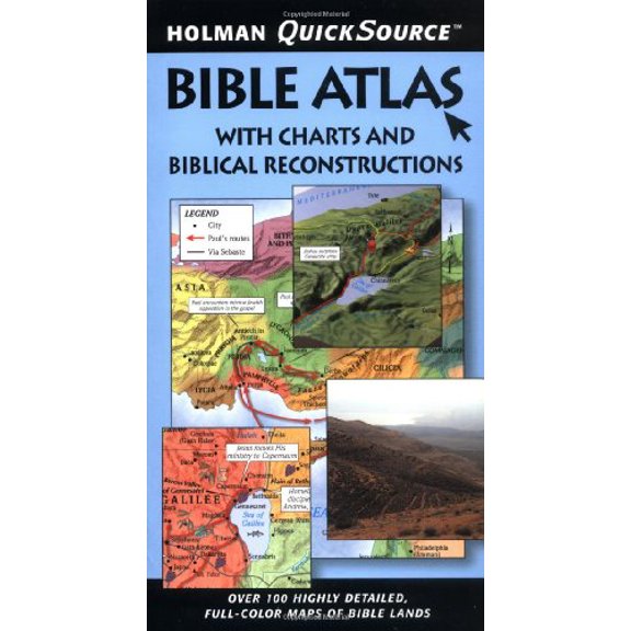 Pre-Owned Holman Quicksource Bible Atlas with Charts and Biblical Reconstructions (Paperback) 0805494456 9780805494457