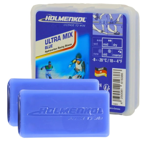 Holmenkol Ultra Mix Blue Ski Wax - 70g - H24124