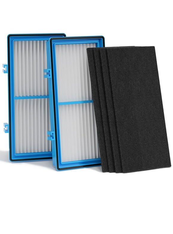 Holmes AER1 Filter Replacement for Holmes Air Purifier, 2 True HEPA Filters + 4 Carbon Booster Filters, HAPF30AT