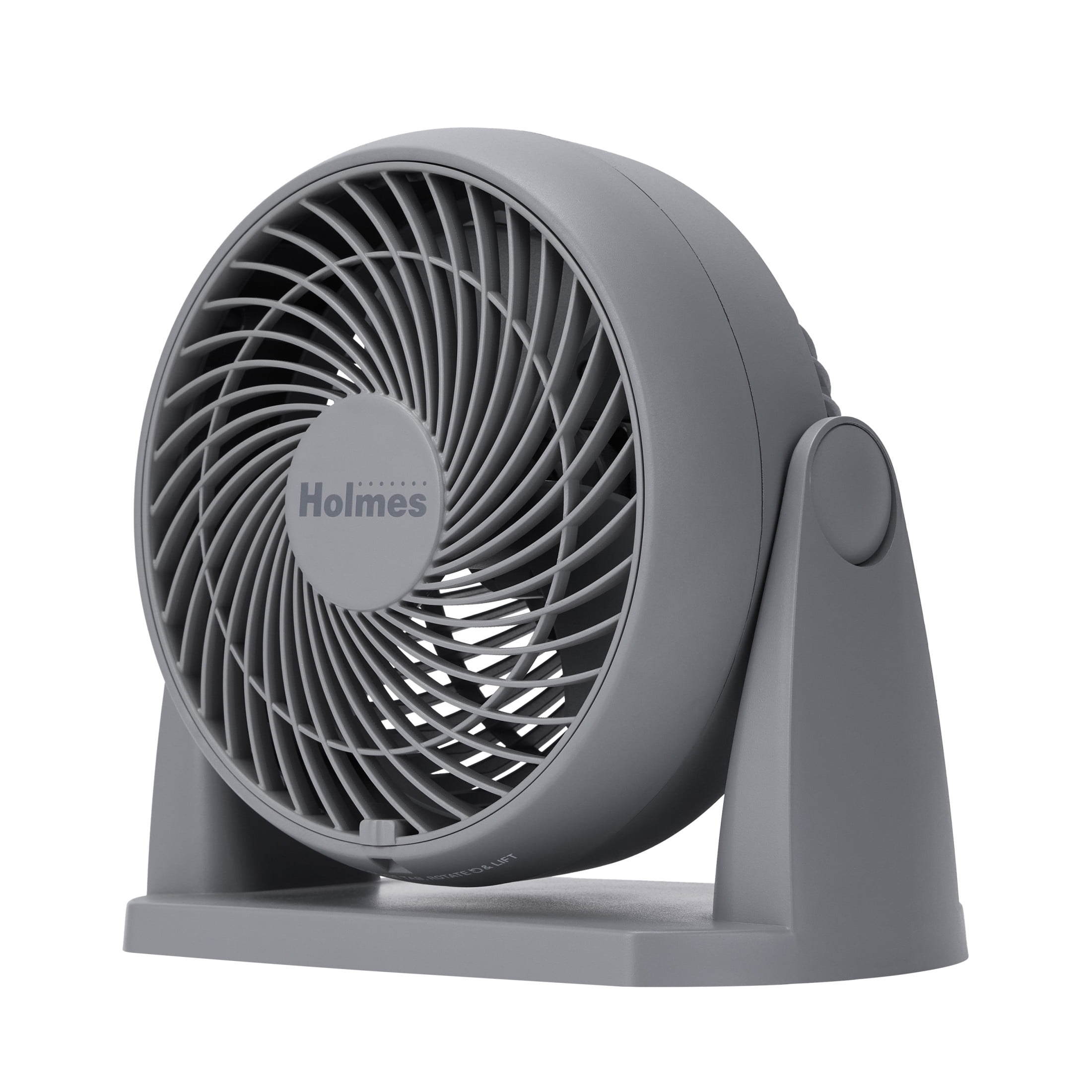 Holmes Blizzard Air Circulator Fan, 3 Speeds, 90° Tilt, Removable Grill ...