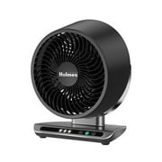 Holmes Blizzard 6" 3-Speed Capacitive Touch Digital Air Circulator Fan, Black