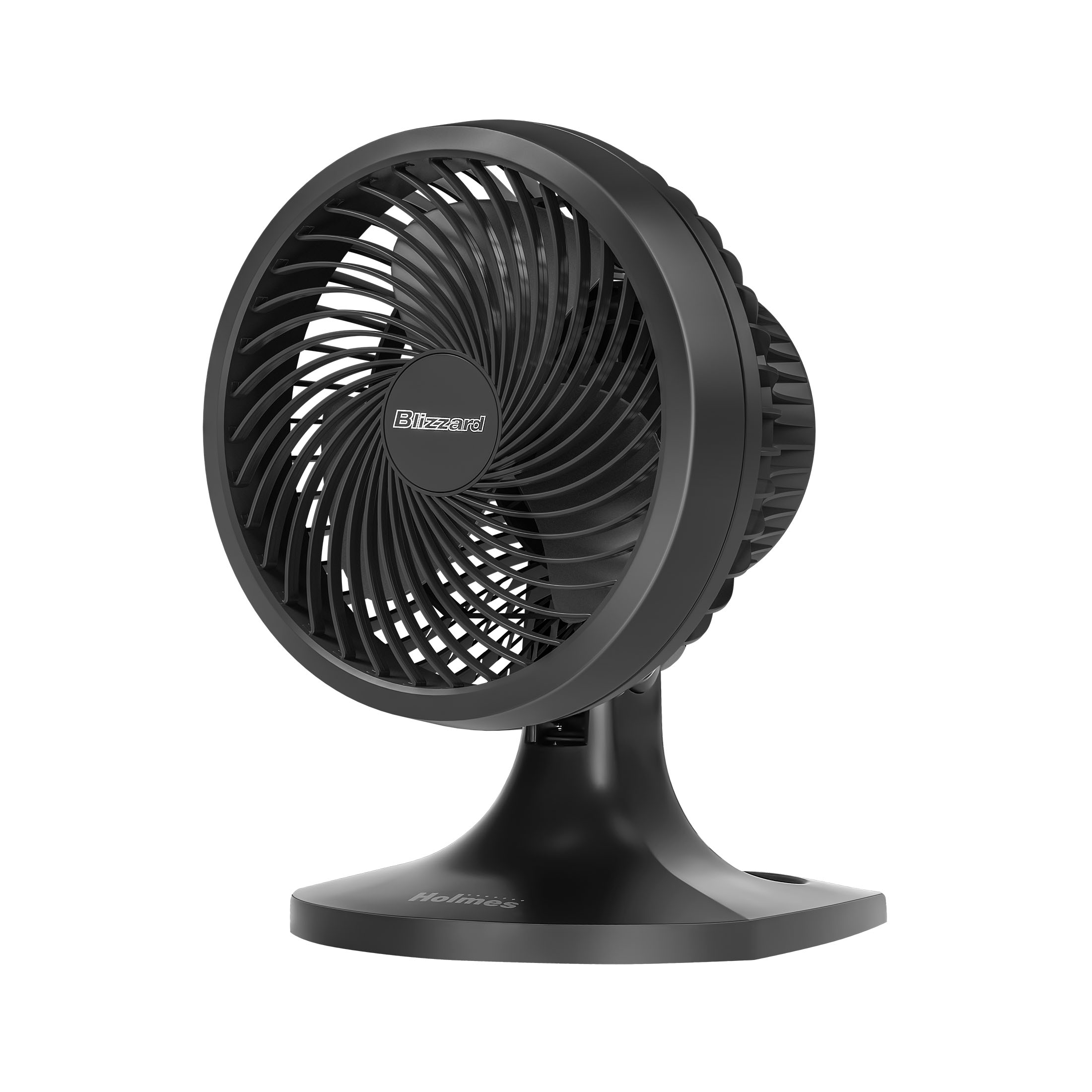 Holmes Blizzard 9 Inch Oscillating Table Fan, 3 Speeds, Wall Mount, Adjustable Head, Charcoal - image 1 of 9
