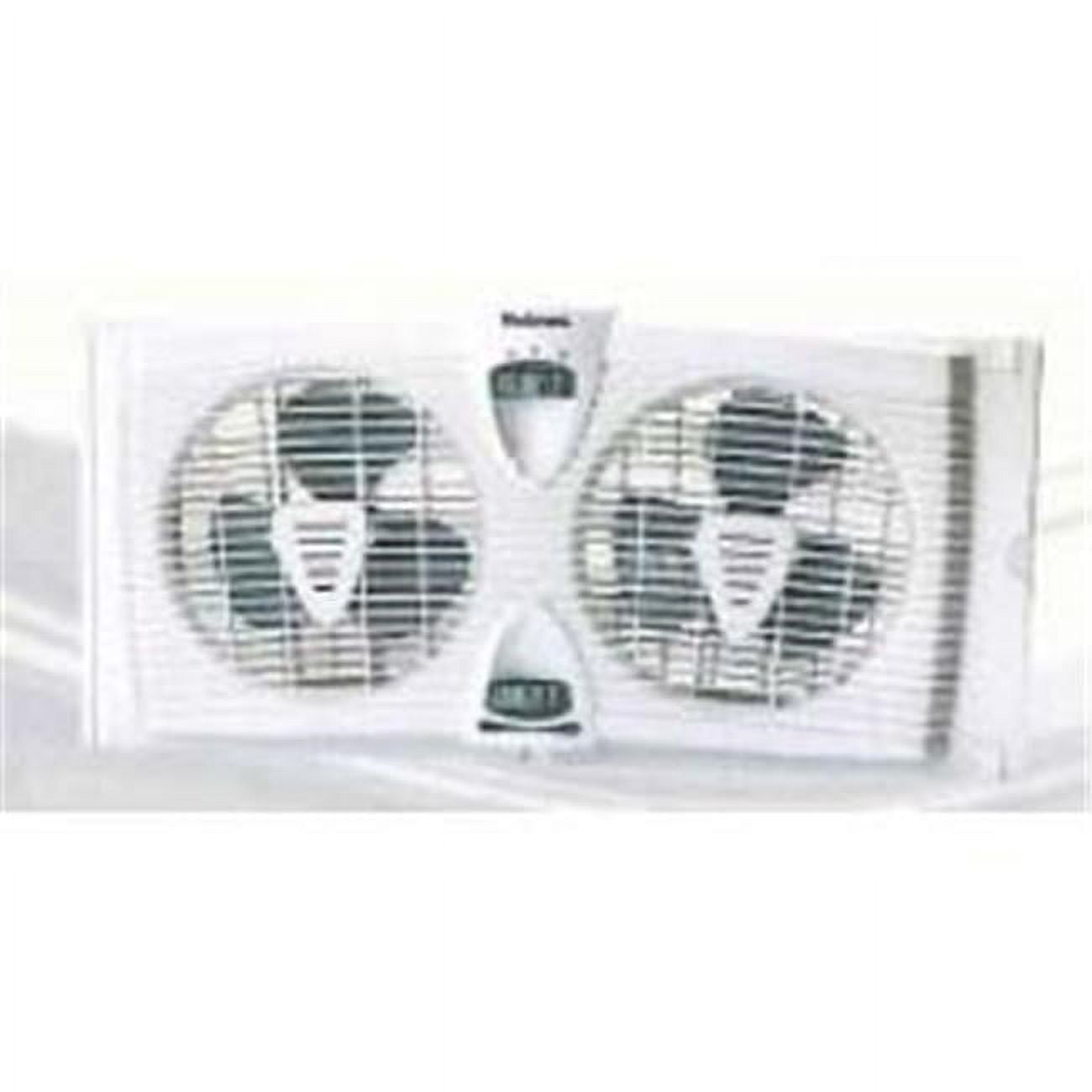 Holmes HAWF2030 Dual Blade Twin Window Fan with Thermostat