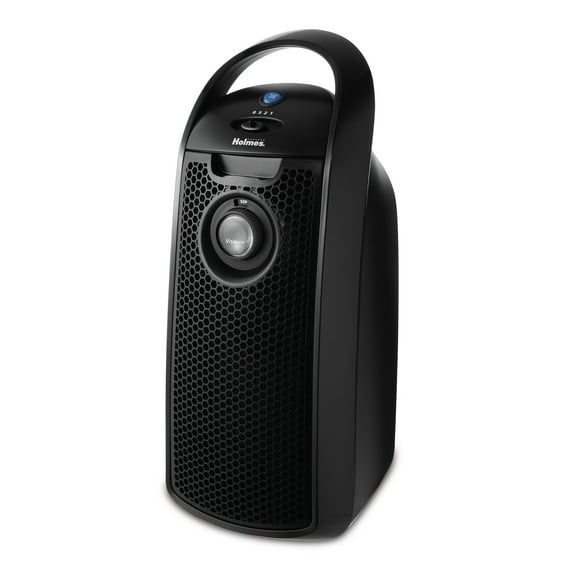 Holmes aer 1 Mini Tower True HEPA Air Purifier with Air Ionizer and Visipure Air Filter Viewing Window, Small Room Air Cleaner & Allergen Remover (HAP9415)