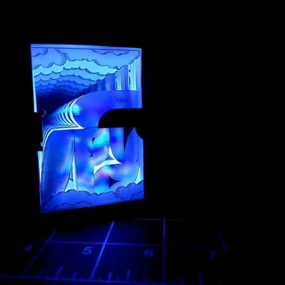 Holo Error "Lucid" hand cut LED infinity mirror playing cards by 3Decks Designs