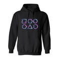 thumbnail image 1 of Holo Shapes. Hoodie Men -Image by Shutterstock, Male 3X-Large, 1 of 4
