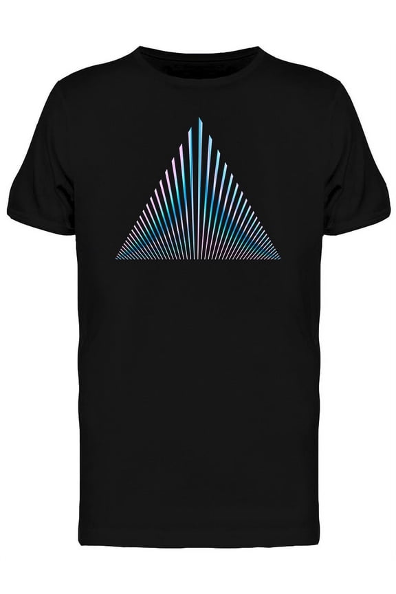 Holo Triangle Vaporwave Style T-Shirt Men -Image by Shutterstock, Male Small
