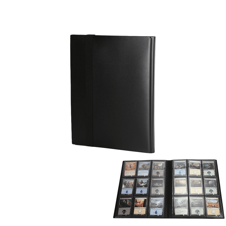 Holocky Toploader Binder Holds 540 Top Loader Card Black
