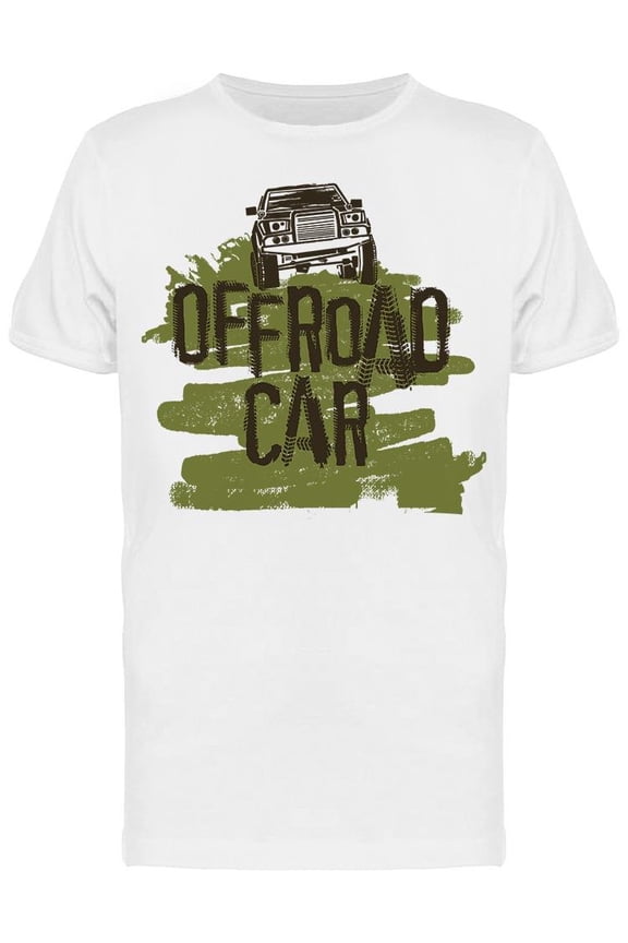 Hologram.Off-Road Car T-Shirt Men -Image by Shutterstock, Male Medium