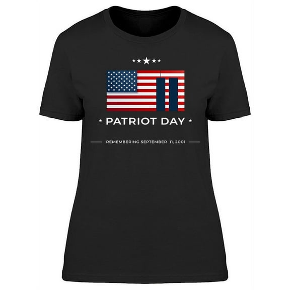 Hologram: Patriot Day T-Shirt Women -Image by Shutterstock, Female Medium