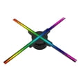 thumbnail image 1 of Hologram Projector Fan Wifi 3d Holographic RGB0805 LED Party Decorations Holograms Fan Advertising Machine Rotating Imagin 56CM ,Holographic Video Projector, 1 of 7