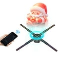 thumbnail image 1 of Hologram Projector,Led Beads Video Fan 2k 3d With - 22 3d Led Screen Display 678pcs Led Fan 2k Business Store Bars P56 3d Real-time Screen Real Time Screen Naked Eye Beads Remote 3d Naked, 1 of 6