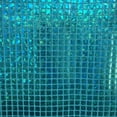 thumbnail image 1 of Hologram Square Sequins Fabric 8mm for Decoration and Crafts 44/45" Wide By The Yard (Turquoise), 1 of 1