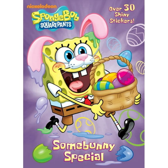 Hologramatic Sticker Book: Somebunny Special (Spongebob Squarepants) (Paperback)