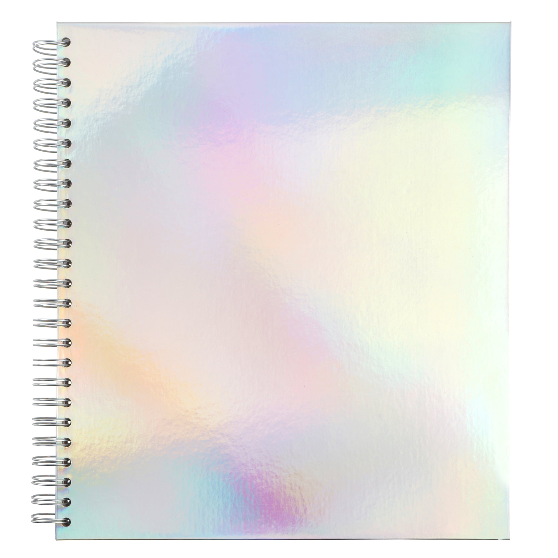 Recollections Holographic 12" x 12" Spiral Bound Scrapbook Album - Acid-Free Chipboard Albums with Pocket & Photo Pages for DIY Scrapbooking & Memory Keeping, 6 Pack
