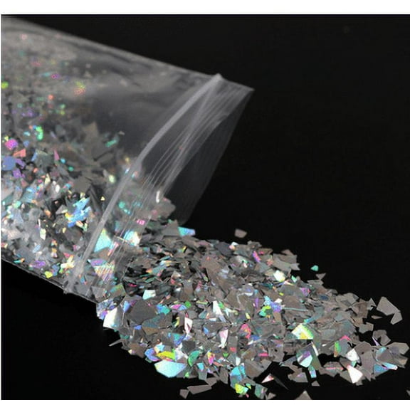 Holographic AB Nail Glitter Flake Sparkly Sequins Irregular Sequins DIY Gel Polish Manicure Nail Art Decorations Accessories