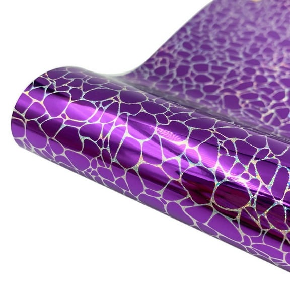 Holographic Adhesive Vinyl Sheets for Crafts,Waterproof Self-Adhesive Vinyl Rolls for DIY,Party Greeting Card,Stone Texture,Window Stickers,Craft Supplies,Decorative Vinyl,E,1PC