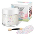 thumbnail image 1 of Holographic Body Glitter Gel for Body, Face, Hair and Lip, Color Changing Glitter Gel Under Light, Vegan & Cruelty Free, 1 of 4