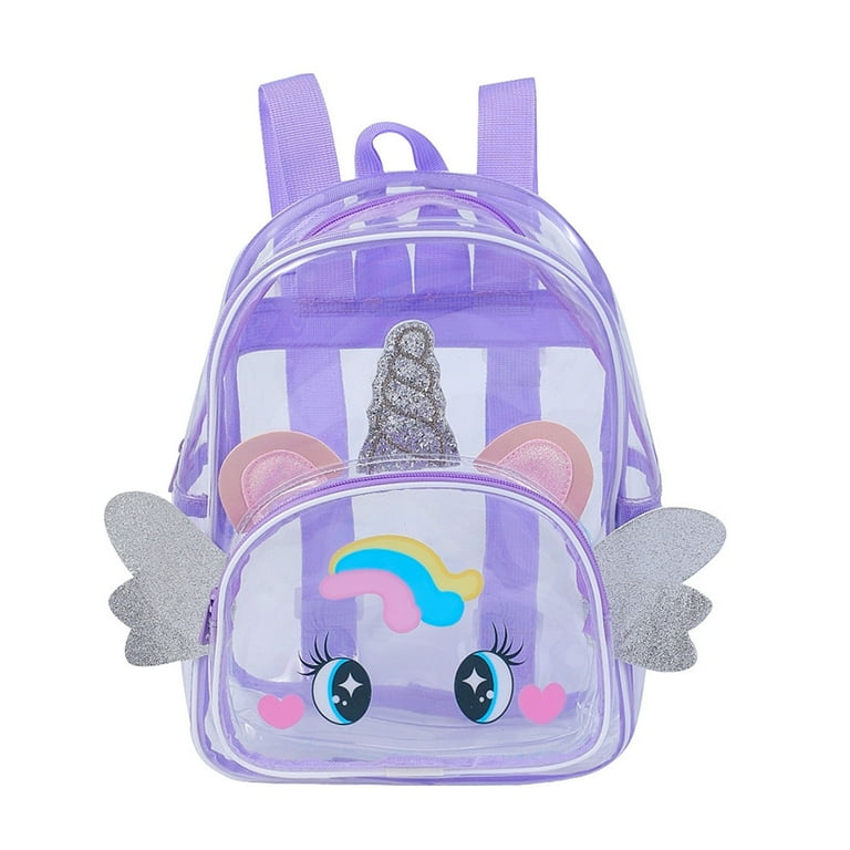 Clear holographic backpack clearance