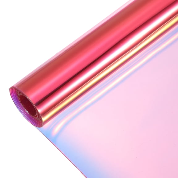 Holographic Clear Vinyl Film Holographic Fabric 12"x48",Laser Purple