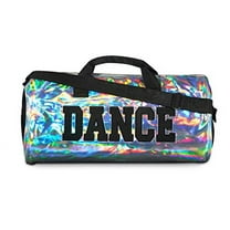 ZBH Sequins Duffle Bag For Women, Sequins Gym Bag For Women, Cute Duffle bag, Dance Duffle Bag For Girls, Sleepover Bags For Girls, Pink Weekender Bag  For Women, Sparkly Gym Bag