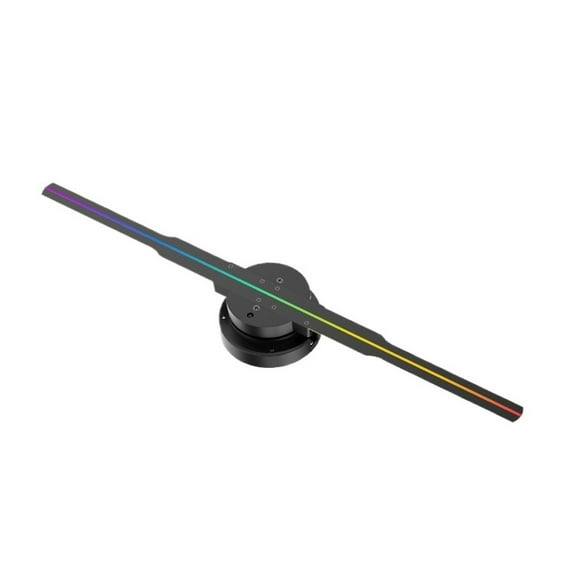 Holographic Fan, 244Led Luminous Sign Light Holographic Projector Diy Fan Video Picture Logo 3d Holographic Light Holiday Decoration ,Creating Good Attraction