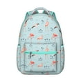 thumbnail image 1 of Holographic Flamingo Backpack - Iridescent School Bag That Changes Colors, Scratch-Resistant Surface with Surprise Glow-in-Dark Details, 1 of 6