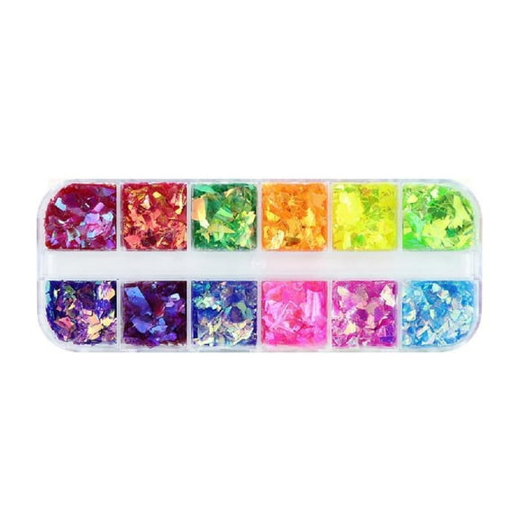 Holographic Glitter Resin Filling Sequins Epoxy Resin Shaker Filler for Nail Art