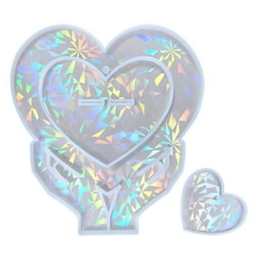Holographic Heart Silicone Mold Epoxy Resin Mold Table Ornament Making Tool