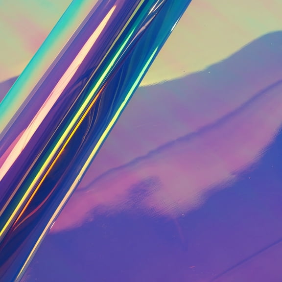 Holographic Lunar Permanent Vinyl Rolls by Make Market – 12" x 48" - Water-Resistant Adhesive Vinyl for Smooth Surfaces & DIY Crafts - 12 Pack