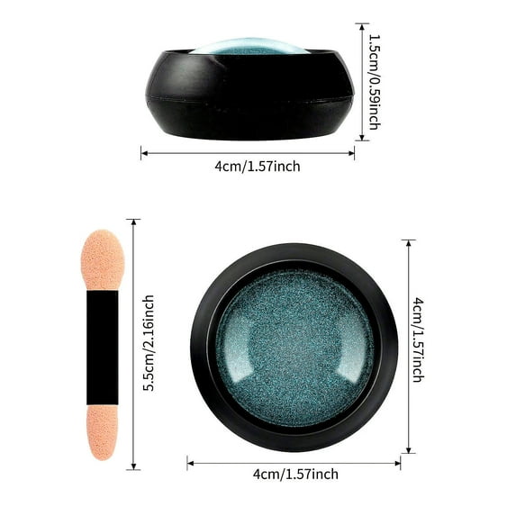 Holographic Nail Gel, Mirror Effect Nail Polish, High-Density Painted Nail Art Gel With Hooked Edges, Super Shiny Reflective Texture, Non-Irritating Formula, Smooth Application, 0.5g