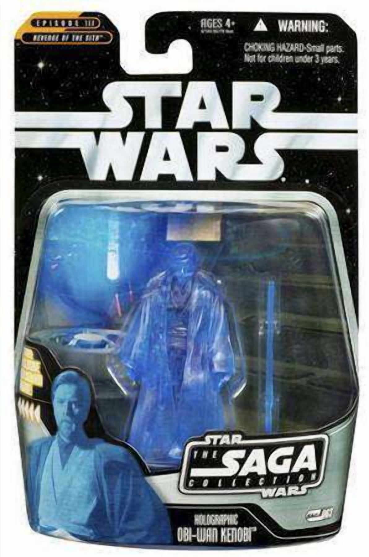 Holographic Obi-Wan Kenobi Action Figure Light Blue Star Wars