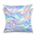 thumbnail image 1 of Holographic Pattern Throw Pillow Covers Couch Pillowcases Decor for Bed Sofa 18" x 18", 1 of 7