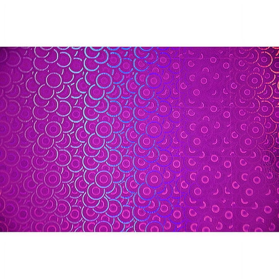 Holographic Pink Circles Adhesive Film Set of 2