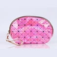 thumbnail image 1 of Holographic Portable Travel Cosmetic Makeup Bag PU Handy Toiletry Waterproof, 1 of 6