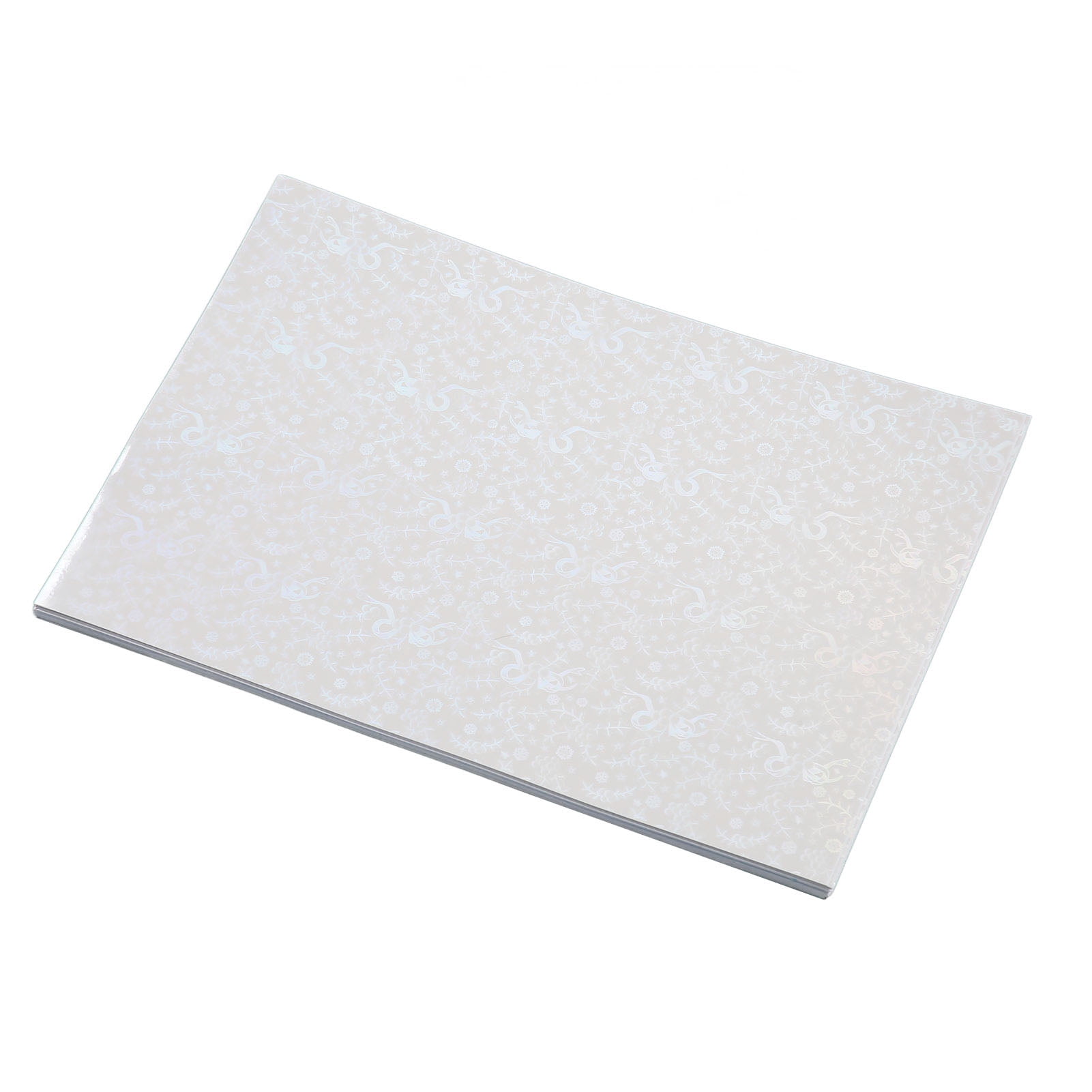 Holographic Sheets, 50 Sheets A4 Holographic Cold Laminate Sheet Cuttable Waterproof DIY Self