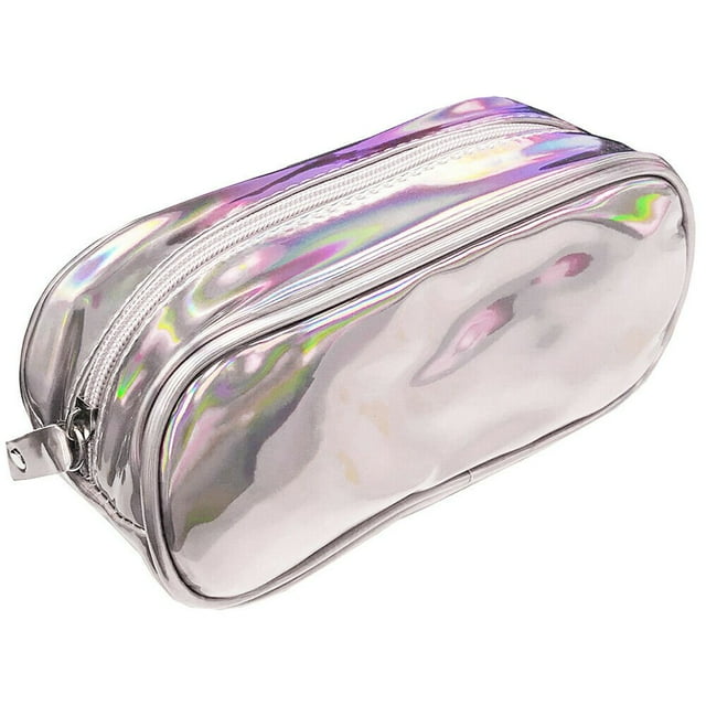 Holographic Shiny Pencil Case Pouch, Cosmetic Bag, Holiday Gift for