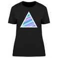 thumbnail image 1 of Holographic Triangle Art T-Shirt Women -Image by Shutterstock, Female Small, 1 of 2