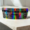 thumbnail image 1 of Holographic Vinyl Decal United States Street Racing Permit Funny Sticker, 1 of 3