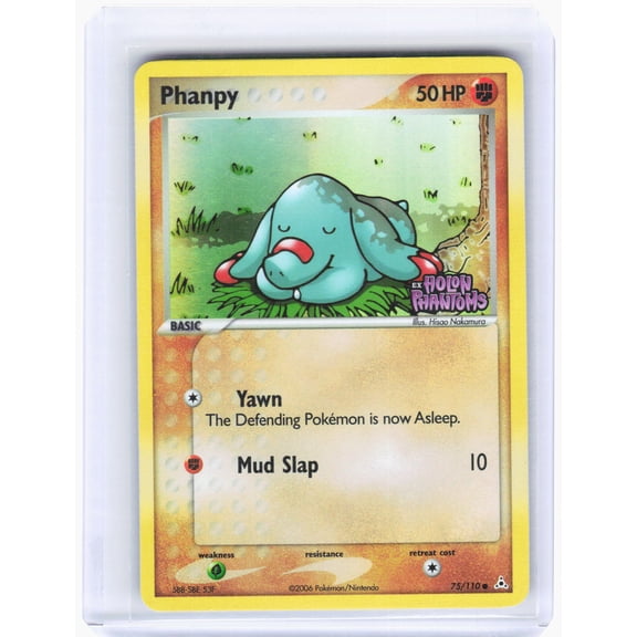 Lightly Played Reverse Holo Common Pokmon Holon Phantoms Phanpy #75/110 English Card