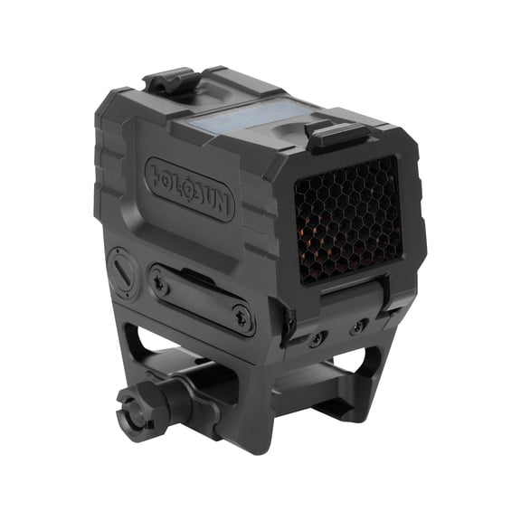 Holosun AEMS PRO X2 Red Dot Sight 1x Selectable Green Reticle with Picatinny Mount Solar/Battery Powered Matte Black