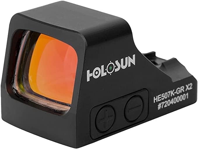 Holosun Open Reflex Multi-Reticle Green Dot Sight - HE507K-GR-X2