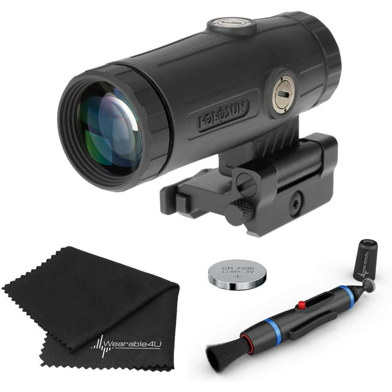 Holosun HM3X 3X Magnifying Hunting Magnifier Bundle with Holosun HM3X 3X Magnifying Hunting Magnifier Bundle with
