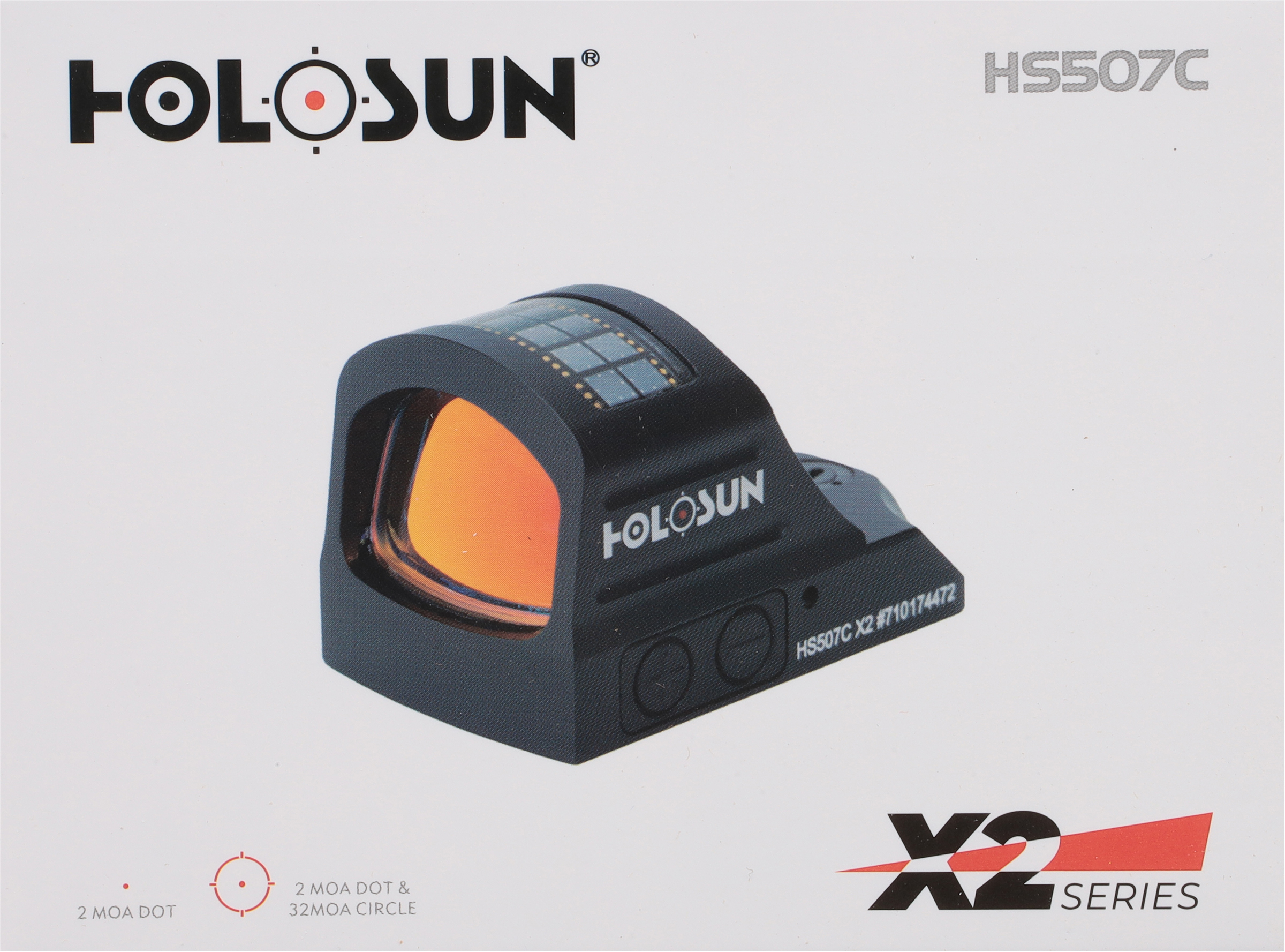 Holosun Hs507c X2, Holosun Hs507c-x2        Reflx Sight Multi Reticle - image 1 of 2