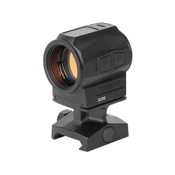 Holosun SCRS-RR-2 Red Dot Sight Red 2 MOA Dot Solar/Battery Powered Matte Black