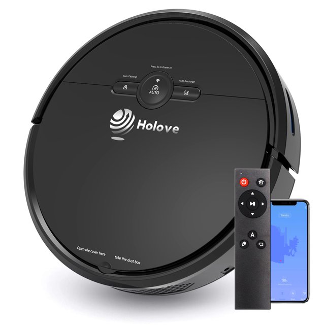 Holove D2 Smart Robot Vacuum Cleaner, WIFI Automatic Sweeper with