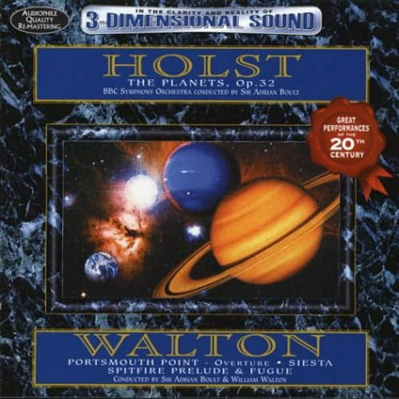 Holst / BBC So / London Po / Boult / Walton - Planets Op 32 - Music & Performance - CD