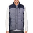 thumbnail image 1 of Holstark Men's Zip Up Insulated Fleece Lined Two Tone Vest, 1 of 6