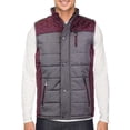 thumbnail image 1 of Holstark Men's Zip Up Insulated Fleece Lined Two Tone Vest, 1 of 6