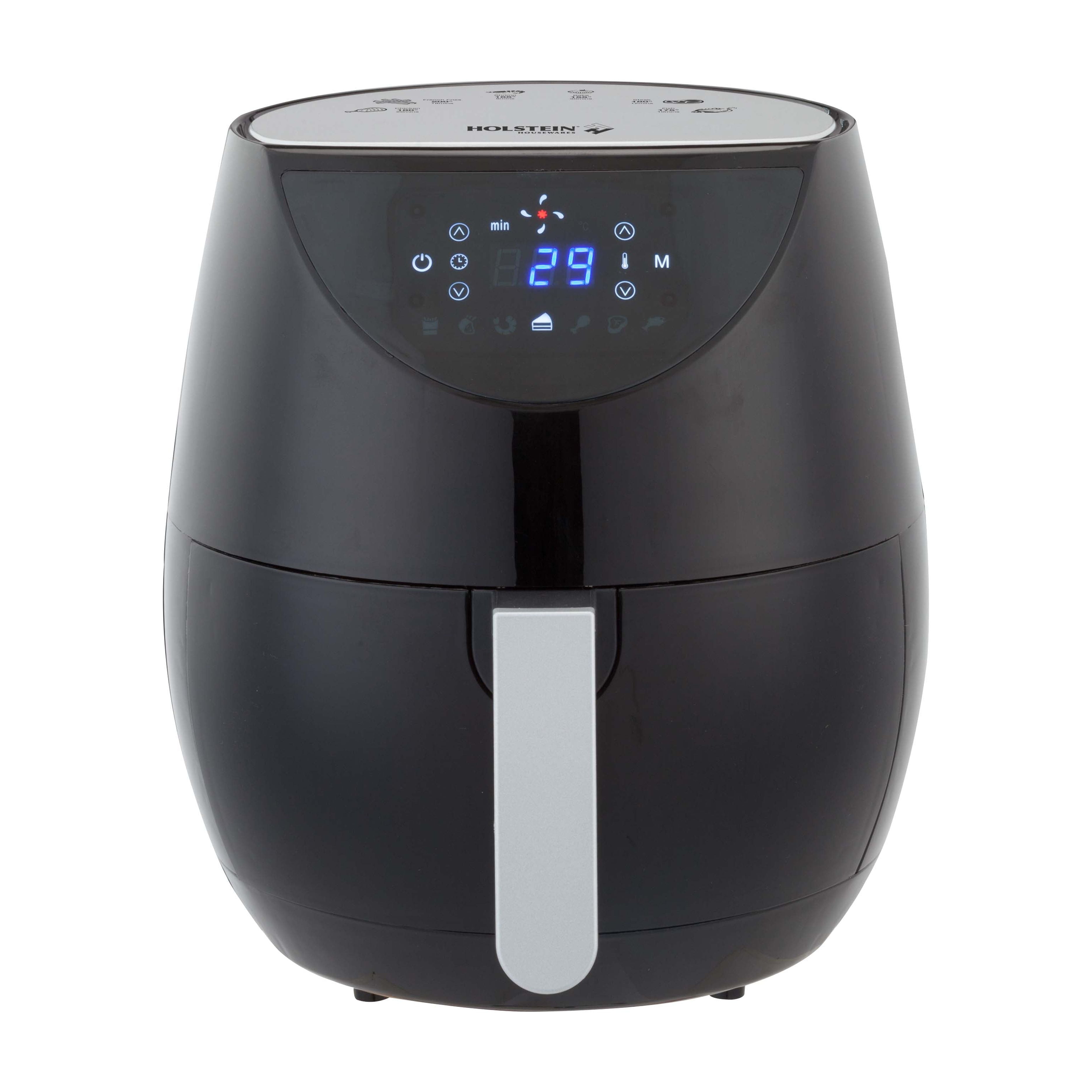 Henwenr 6 Qt Air Fryer Non-Stick Basket with Deluxe Temperature